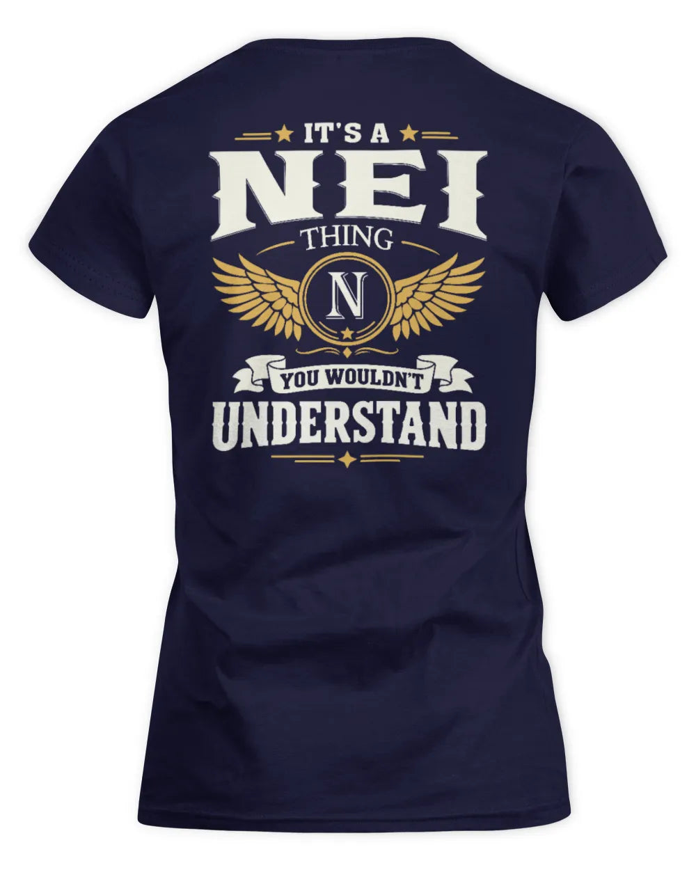 NEI KT06-M008 It’s a [NAME] Thing – You Wouldn’t Understand | Personalized Vintage T-Shirt - Women's Standard T-Shirt - Navy