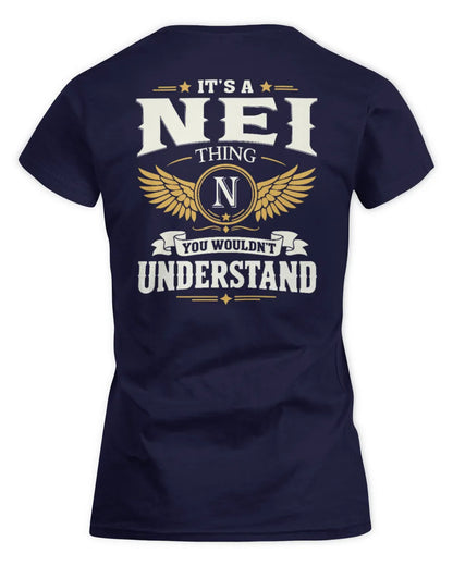NEI KT06-M008 It’s a [NAME] Thing – You Wouldn’t Understand | Personalized Vintage T-Shirt - Women's Standard T-Shirt - Navy