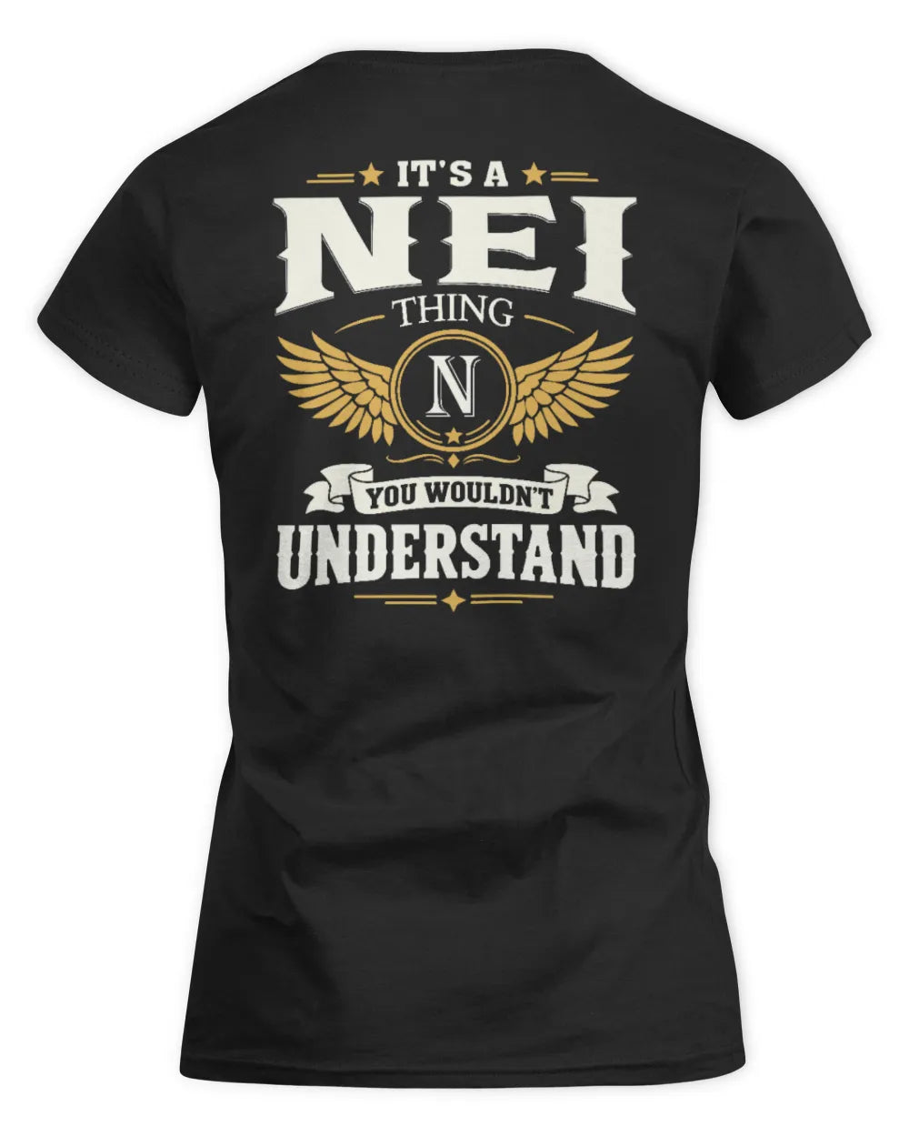 NEI KT06-M008 It’s a [NAME] Thing – You Wouldn’t Understand | Personalized Vintage T-Shirt - Women's Standard T-Shirt - Black