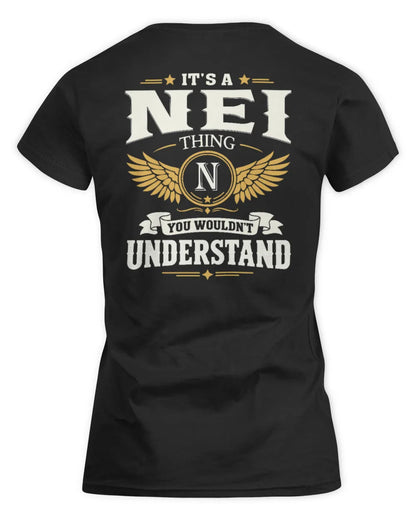 NEI KT06-M008 It’s a [NAME] Thing – You Wouldn’t Understand | Personalized Vintage T-Shirt - Women's Standard T-Shirt - Black