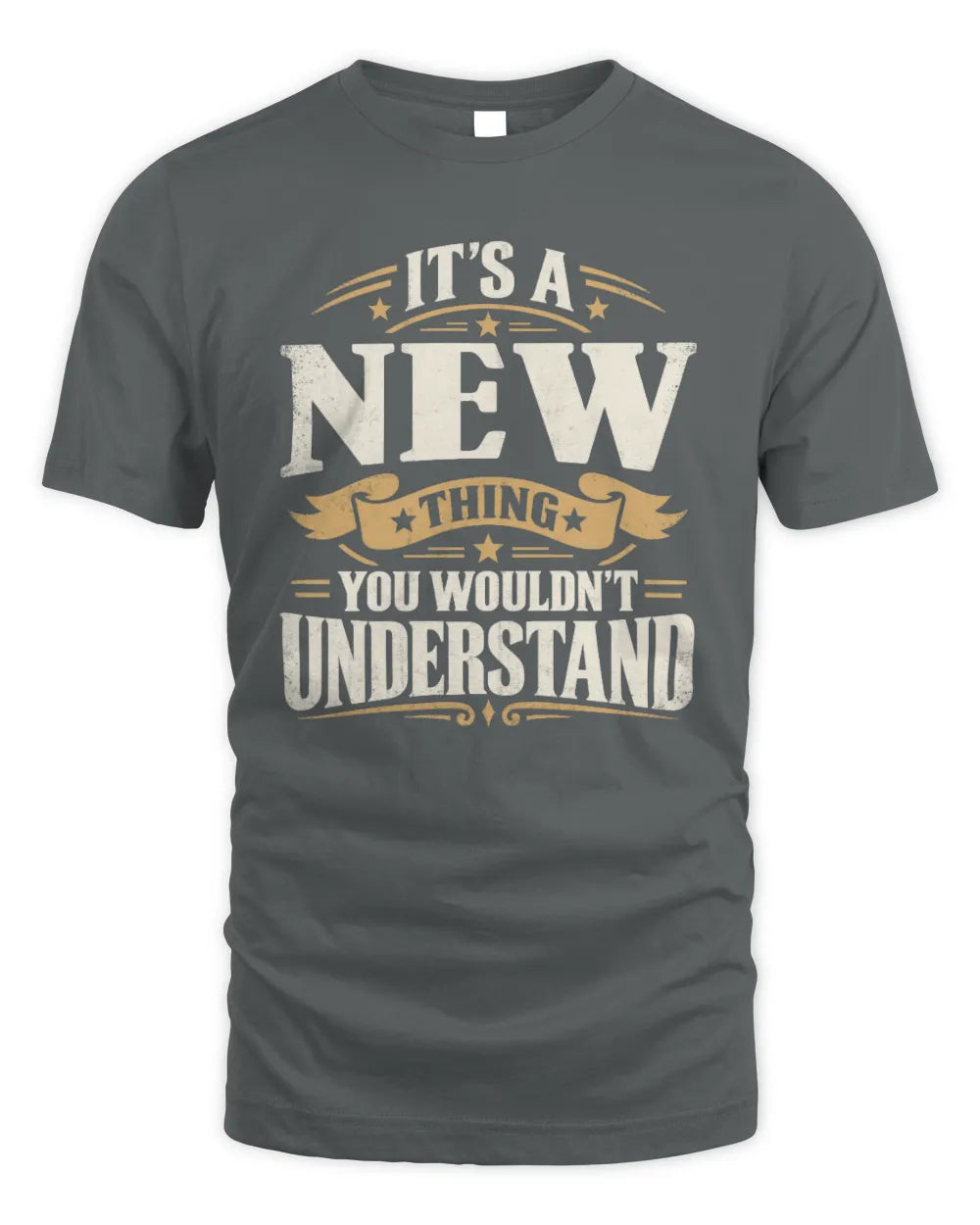 NEW P08 TH51 - Personalized “It’s a/an [NAME] Thing – You Wouldn’t Understand” Shirt - Unisex Standard T-Shirt - Charcoal