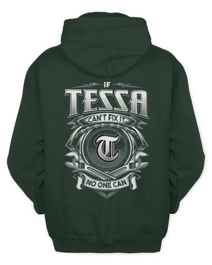 TESSA AP81-K4-626 - Personalized Ahmed Quote Apparel “If Ahmed Can't Fix It, No One Can” - Unisex Hoodie - Forest Green