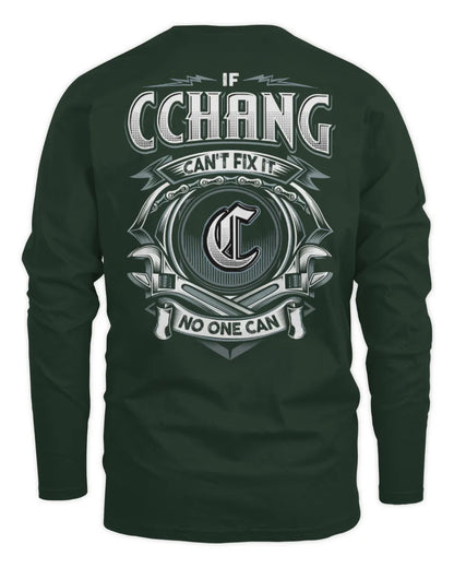 CCHANG AP81-K4-626 - Personalized Ahmed Quote Apparel “If Ahmed Can't Fix It, No One Can” - Men's Long Sleeved T-Shirt - Forest Green