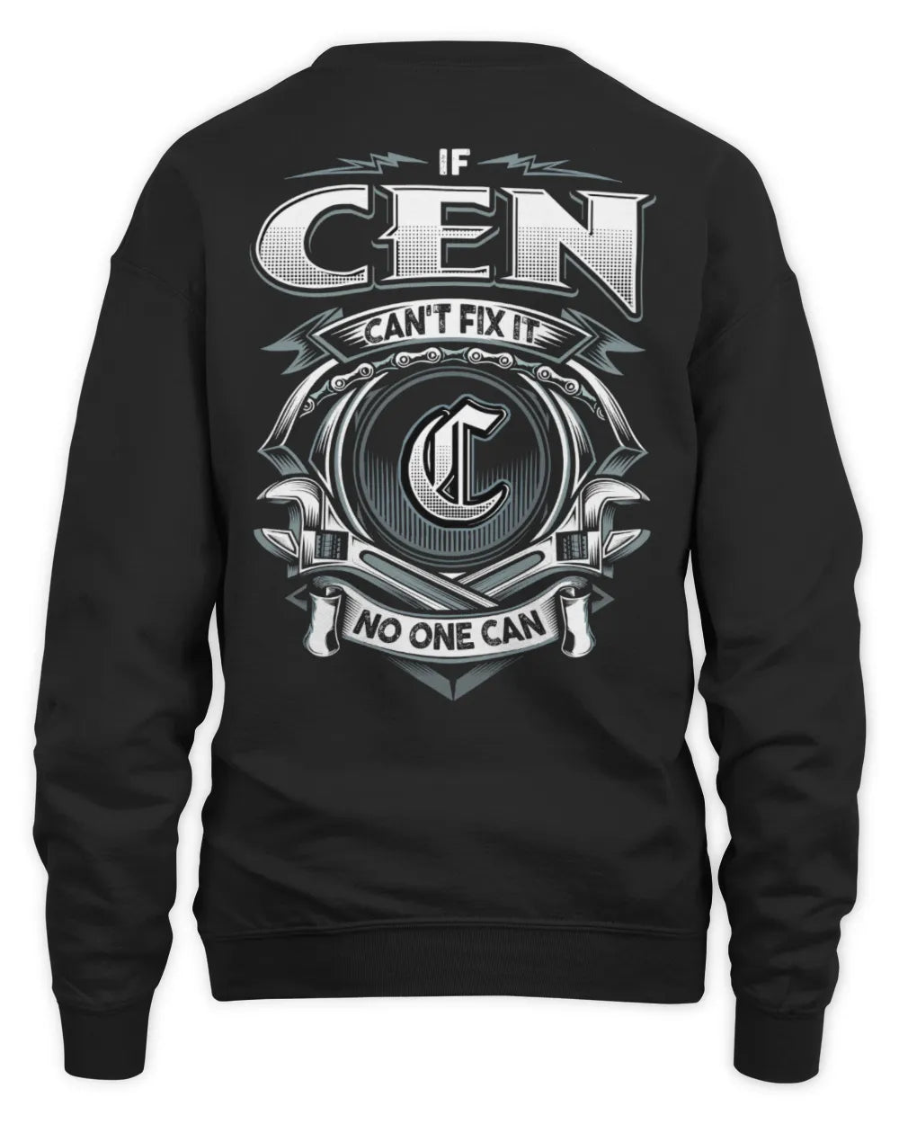 CEN AP81-K4-626 - Personalized Ahmed Quote Apparel “If Ahmed Can't Fix It, No One Can” - Unisex Sweatshirt - Black