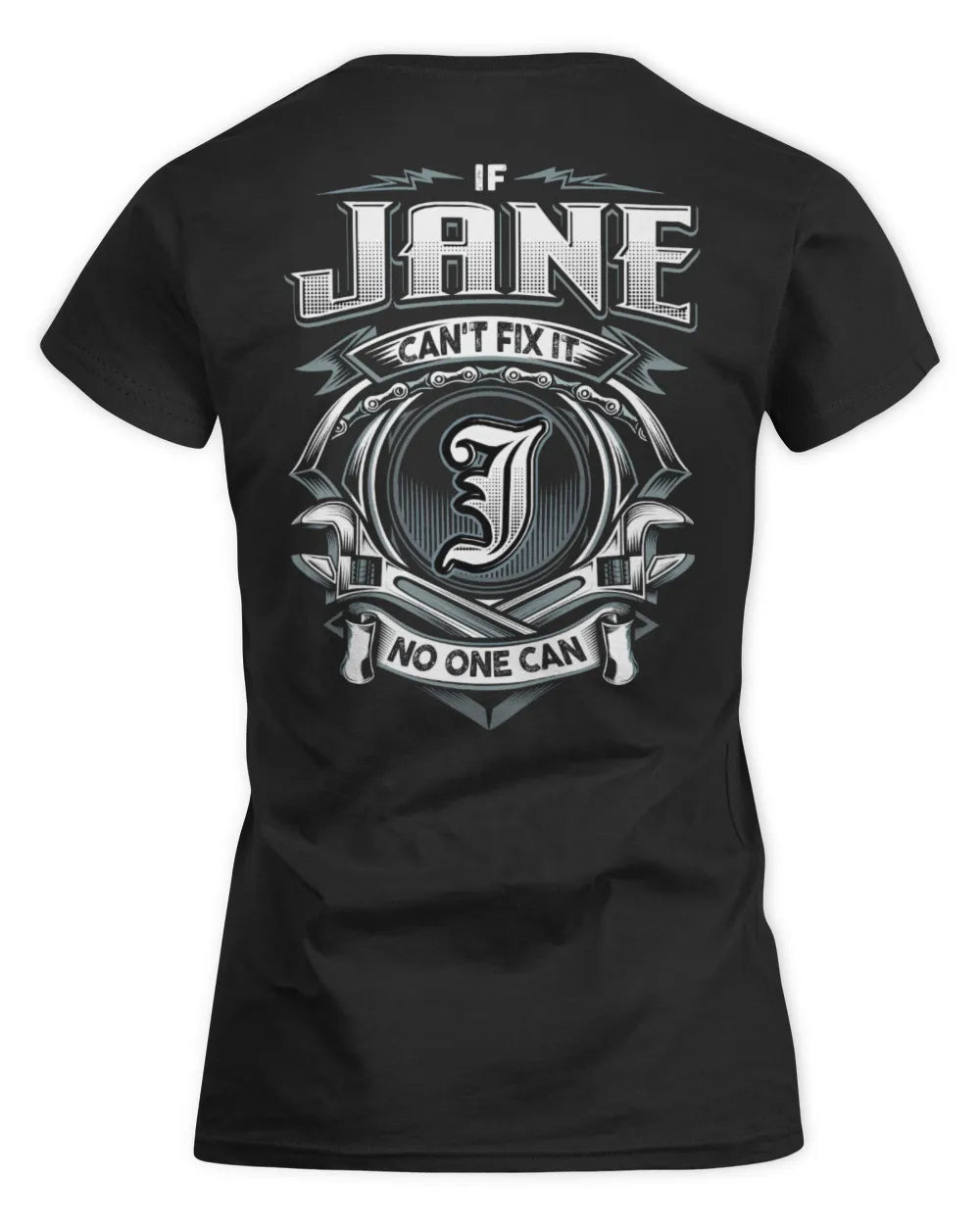 JANE AP81-K4-626 - Personalized Ahmed Quote Apparel “If Ahmed Can't Fix It, No One Can” - Women's Standard T-Shirt - Black