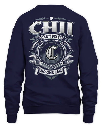 CHII AP81-K4-626 - Personalized Ahmed Quote Apparel “If Ahmed Can't Fix It, No One Can” - Unisex Sweatshirt - Navy