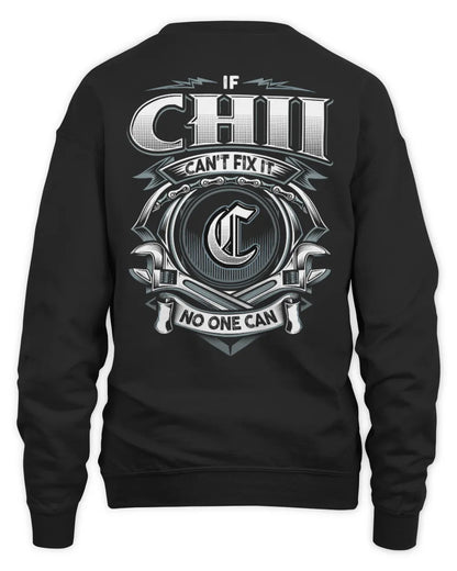 CHII AP81-K4-626 - Personalized Ahmed Quote Apparel “If Ahmed Can't Fix It, No One Can” - Unisex Sweatshirt - Black