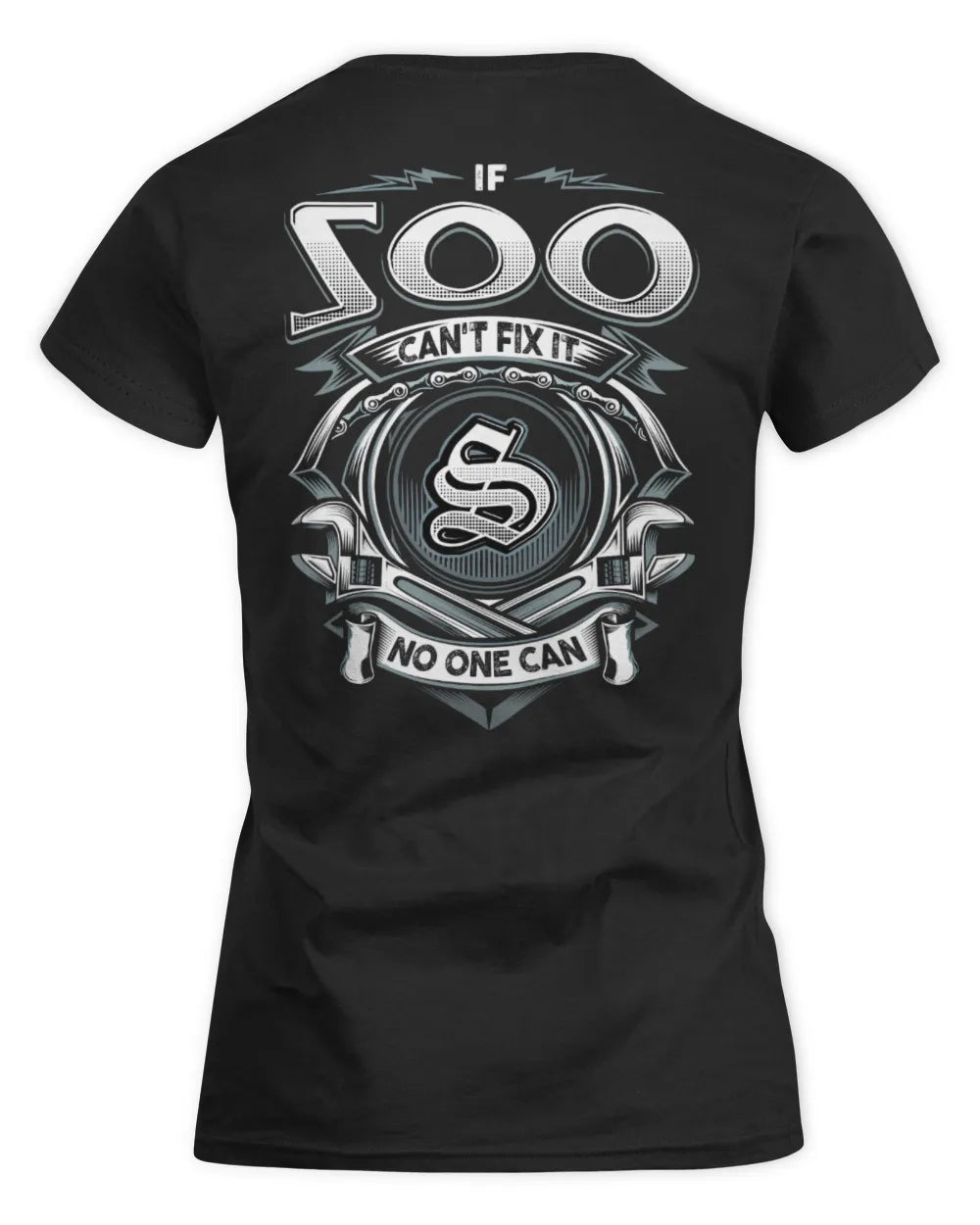 SOO AP81-K4-626 - Personalized Ahmed Quote Apparel “If Ahmed Can't Fix It, No One Can” - Women's Standard T-Shirt - Black