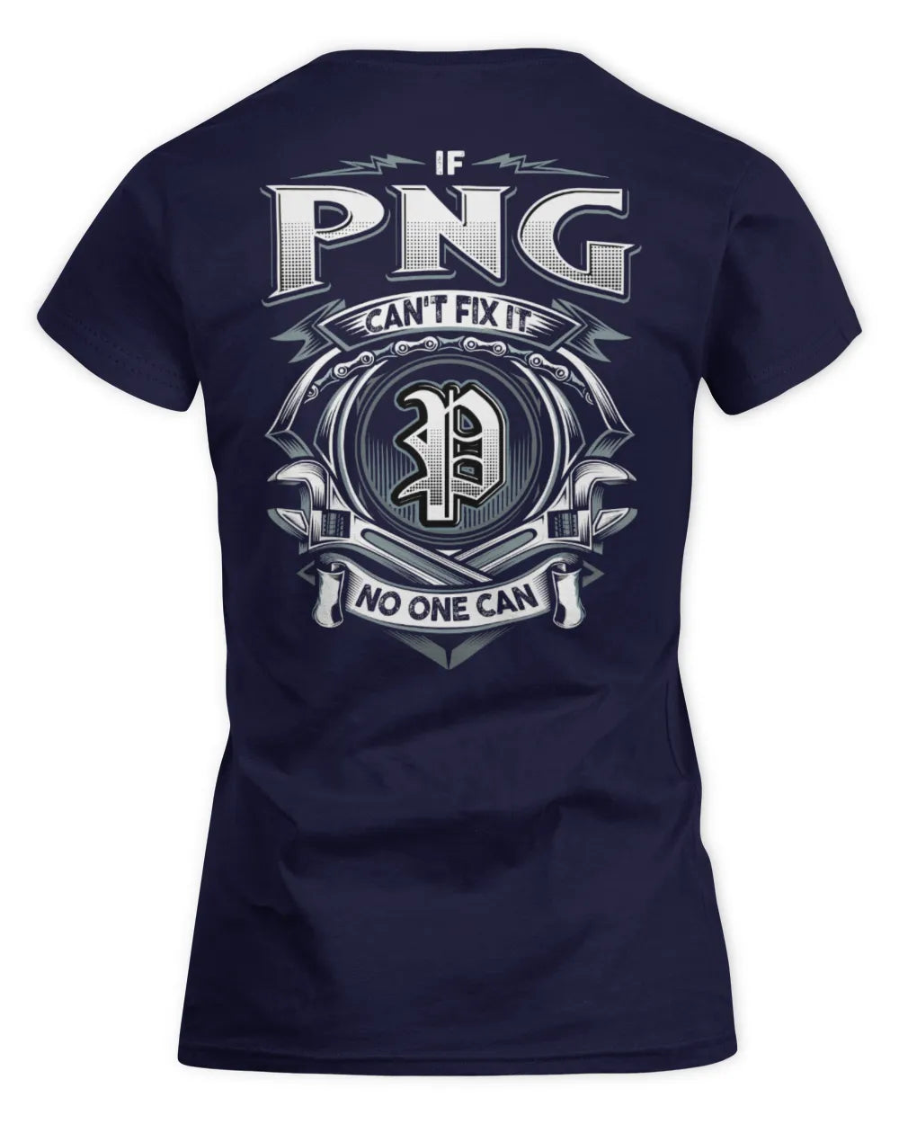 PNG AP81-K4-626 - Personalized Ahmed Quote Apparel “If Ahmed Can't Fix It, No One Can” - Women's Standard T-Shirt - Navy