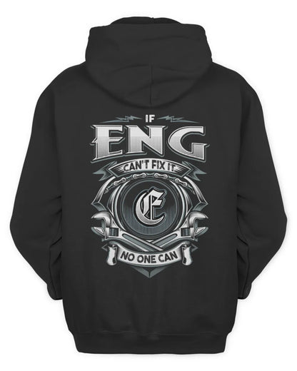ENG AP81-K4-626 - Personalized Ahmed Quote Apparel “If Ahmed Can't Fix It, No One Can” - Unisex Hoodie - Black