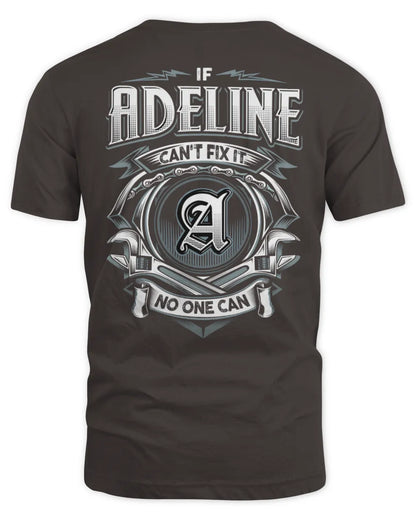 ADELINE AP81-K4-626 - Personalized Ahmed Quote Apparel “If Ahmed Can't Fix It, No One Can” - Unisex Standard T-Shirt - Dark Chocolate