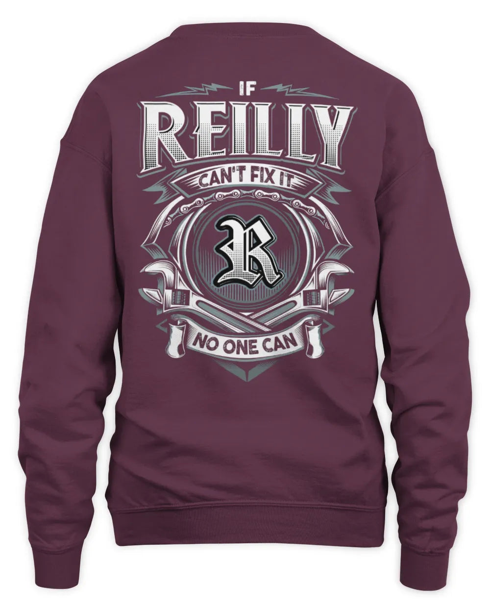 REILLY AP81-K4-626 - Personalized Ahmed Quote Apparel “If Ahmed Can't Fix It, No One Can” - Unisex Sweatshirt - Maroon