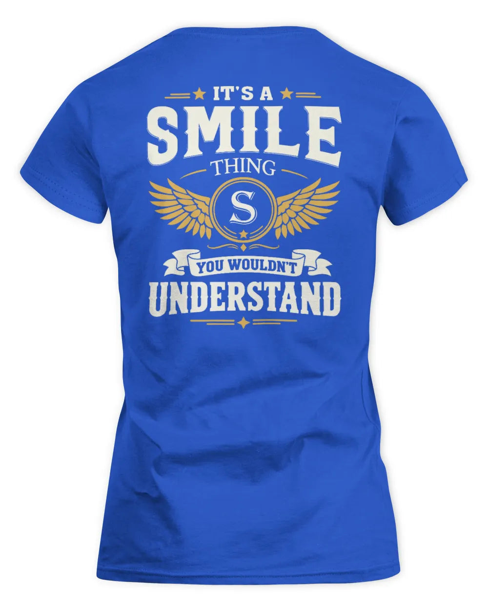 SMILE KT06-M008 It’s a [NAME] Thing – You Wouldn’t Understand | Personalized Vintage T-Shirt - Women's Standard T-Shirt - Royal