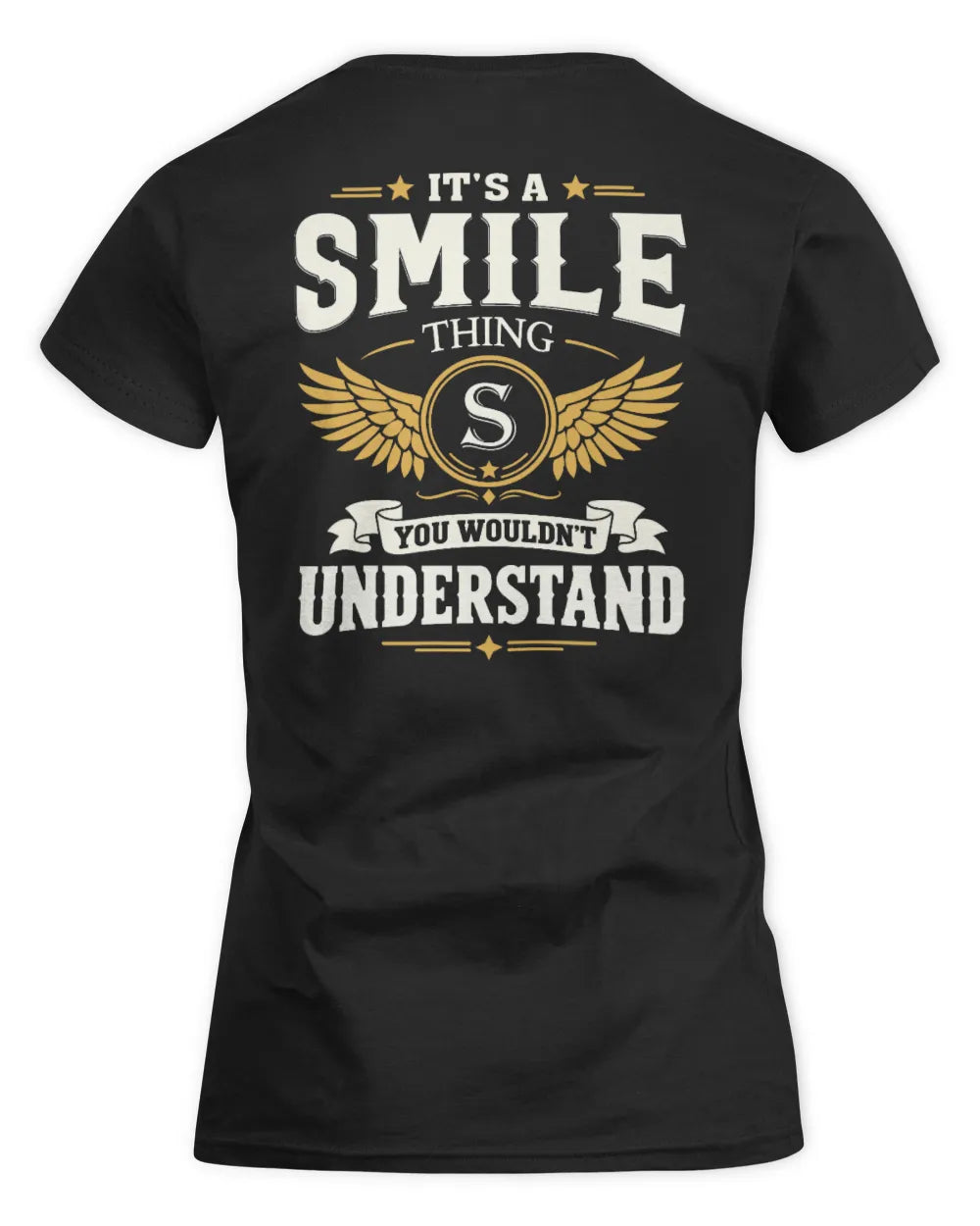 SMILE KT06-M008 It’s a [NAME] Thing – You Wouldn’t Understand | Personalized Vintage T-Shirt - Women's Standard T-Shirt - Black