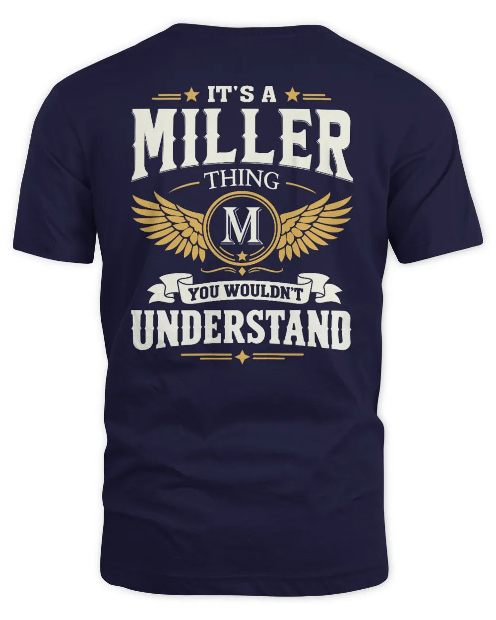 MILLER KT06-M008 It’s a [NAME] Thing – You Wouldn’t Understand | Personalized Vintage T-Shirt - Unisex Standard T-Shirt - Navy