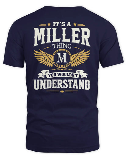 MILLER KT06-M008 It’s a [NAME] Thing – You Wouldn’t Understand | Personalized Vintage T-Shirt - Unisex Standard T-Shirt - Navy
