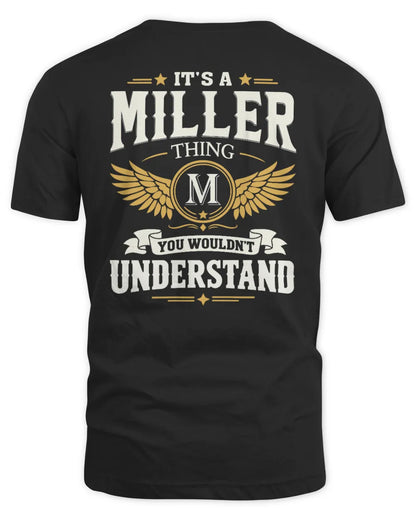 MILLER KT06-M008 It’s a [NAME] Thing – You Wouldn’t Understand | Personalized Vintage T-Shirt - Unisex Standard T-Shirt - Black