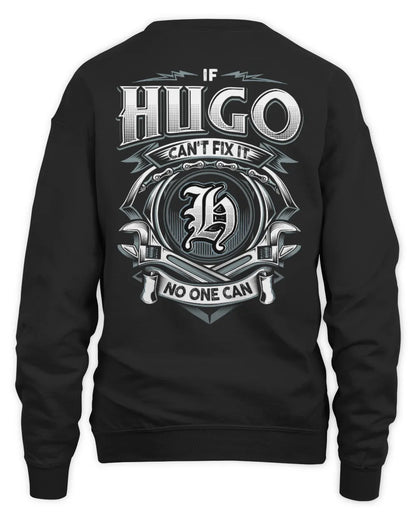 HUGO AP81-K4-626 - Personalized Ahmed Quote Apparel “If Ahmed Can't Fix It, No One Can” - Unisex Sweatshirt - Black