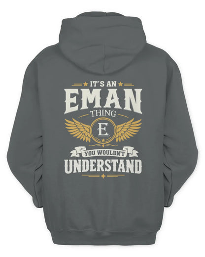 EMAN KT06-M008 It’s a [NAME] Thing – You Wouldn’t Understand | Personalized Vintage T-Shirt - Unisex Hoodie - Charcoal