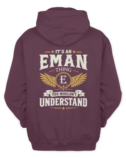 EMAN KT06-M008 It’s a [NAME] Thing – You Wouldn’t Understand | Personalized Vintage T-Shirt - Unisex Hoodie - Maroon