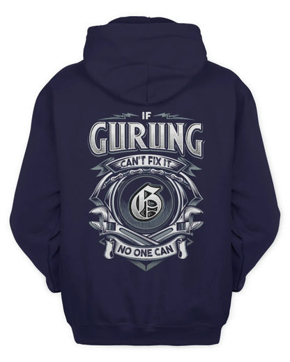 GURUNG AP81-K4-626 - Personalized Ahmed Quote Apparel “If Ahmed Can't Fix It, No One Can” - Unisex Hoodie - Navy