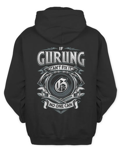 GURUNG AP81-K4-626 - Personalized Ahmed Quote Apparel “If Ahmed Can't Fix It, No One Can” - Unisex Hoodie - Black