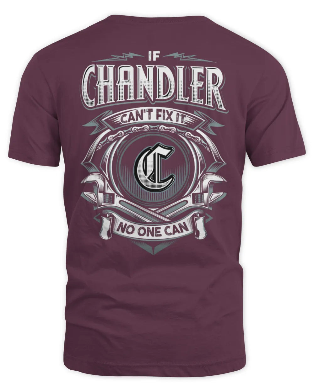CHANDLER AP81-K4-626 - Personalized Ahmed Quote Apparel “If Ahmed Can't Fix It, No One Can” - Unisex Standard T-Shirt - Maroon