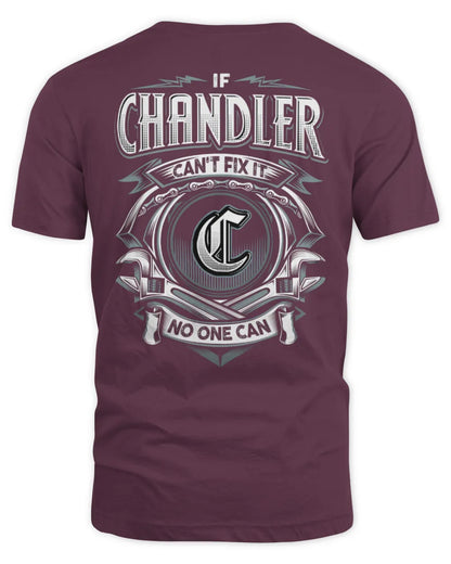 CHANDLER AP81-K4-626 - Personalized Ahmed Quote Apparel “If Ahmed Can't Fix It, No One Can” - Unisex Standard T-Shirt - Maroon