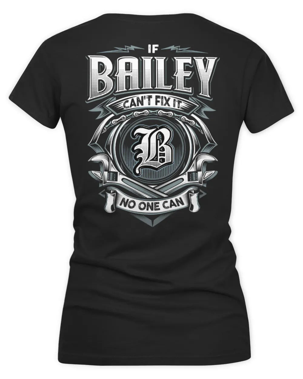 BAILEY AP81-K4-626 - Personalized Ahmed Quote Apparel “If Ahmed Can't Fix It, No One Can” - Women's V-Neck T-Shirt - Black