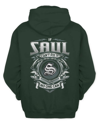 SAUL AP81-K4-626 - Personalized Ahmed Quote Apparel “If Ahmed Can't Fix It, No One Can” - Unisex Hoodie - Forest Green