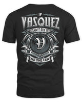 VASQUEZ AP81-K4-626 - Personalized Ahmed Quote Apparel “If Ahmed Can't Fix It, No One Can” - Unisex Standard T-Shirt - Black