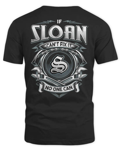 SLOAN AP81-K4-626 - Personalized Ahmed Quote Apparel “If Ahmed Can't Fix It, No One Can” - Unisex Standard T-Shirt - Black