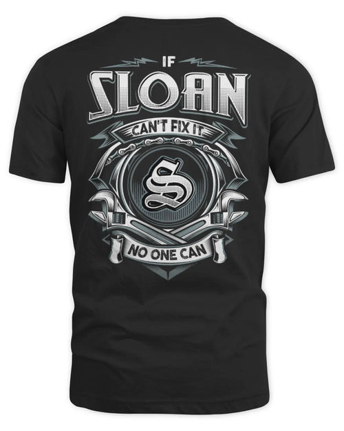 SLOAN AP81-K4-626 - Personalized Ahmed Quote Apparel “If Ahmed Can't Fix It, No One Can” - Unisex Standard T-Shirt - Black