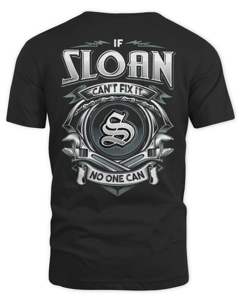 SLOAN AP81-K4-626 - Personalized Ahmed Quote Apparel “If Ahmed Can't Fix It, No One Can” - Unisex Standard T-Shirt - Black