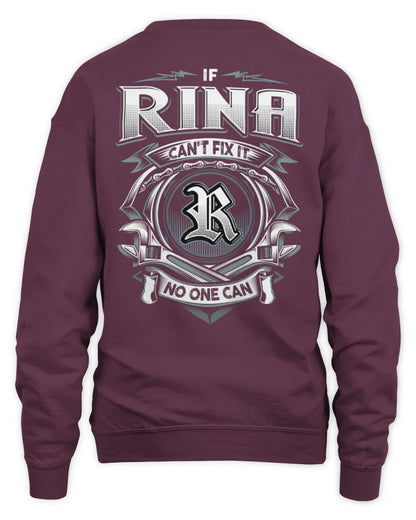 RINA AP81-K4-626 - Personalized Ahmed Quote Apparel “If Ahmed Can't Fix It, No One Can” - Unisex Sweatshirt - Maroon
