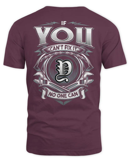 YOU AP81-K4-626 - Personalized Ahmed Quote Apparel “If Ahmed Can't Fix It, No One Can” - Unisex Standard T-Shirt - Maroon