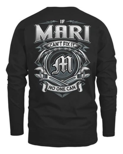 MARI AP81-K4-626 - Personalized Ahmed Quote Apparel “If Ahmed Can't Fix It, No One Can” - Men's Long Sleeved T-Shirt - Black