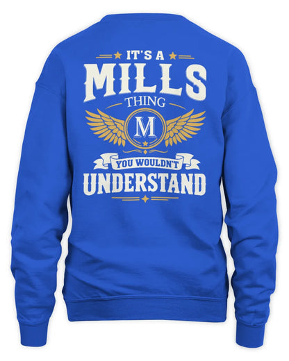 MILLS KT06-M008 It’s a [NAME] Thing – You Wouldn’t Understand | Personalized Vintage T-Shirt - Unisex Sweatshirt - Royal