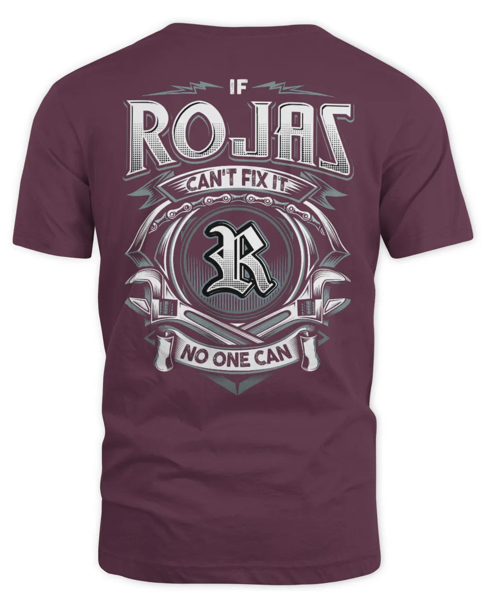 ROJAS AP81-K4-626 - Personalized Ahmed Quote Apparel “If Ahmed Can't Fix It, No One Can” - Unisex Standard T-Shirt - Maroon