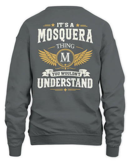 MOSQUERA KT06-M008 It’s a [NAME] Thing – You Wouldn’t Understand | Personalized Vintage T-Shirt - Unisex Sweatshirt - Charcoal