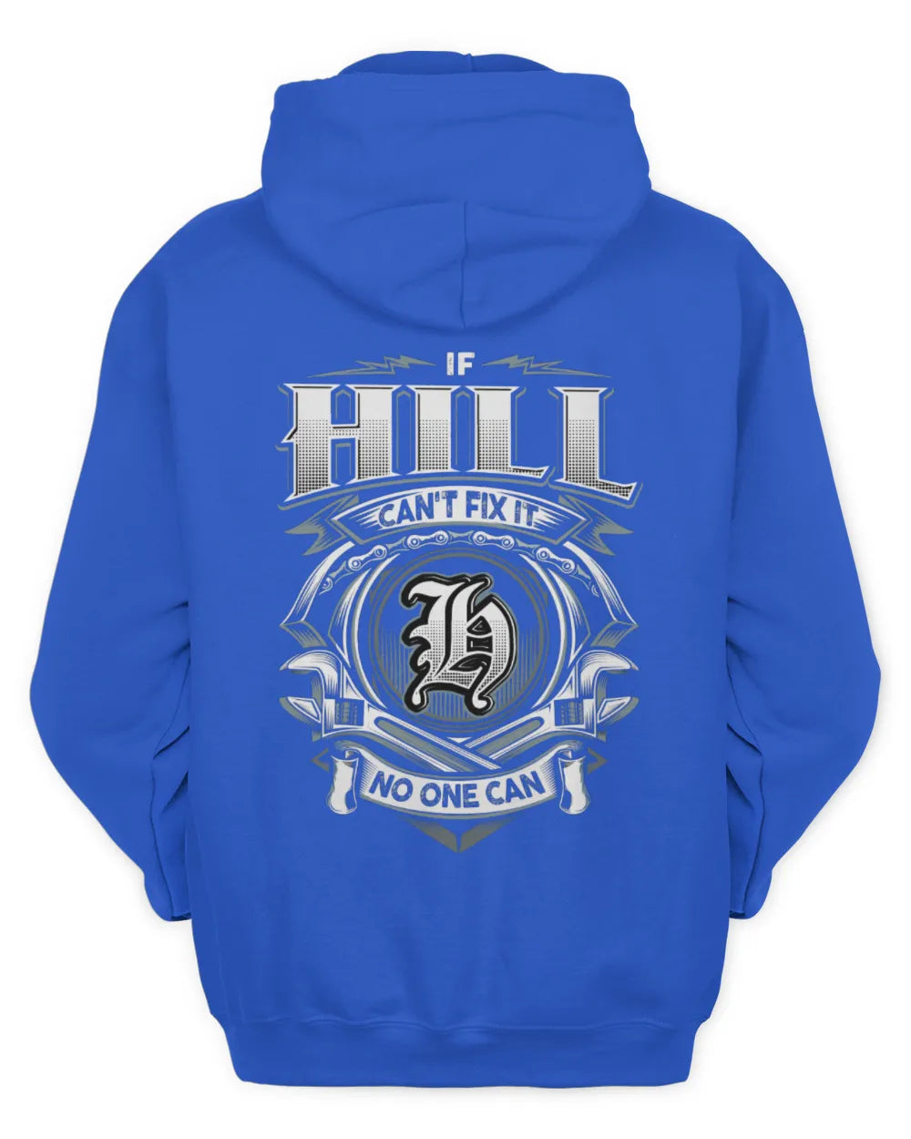HILL AP81-K4-626 - Personalized Ahmed Quote Apparel “If Ahmed Can't Fix It, No One Can” - Unisex Hoodie - Royal