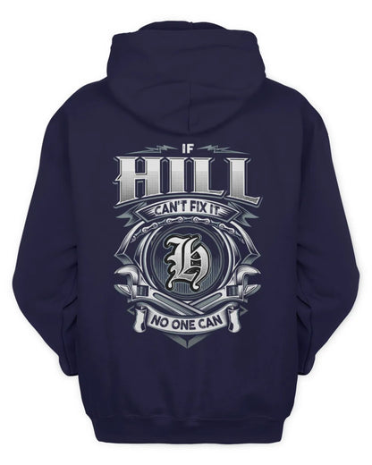 HILL AP81-K4-626 - Personalized Ahmed Quote Apparel “If Ahmed Can't Fix It, No One Can” - Unisex Hoodie - Navy