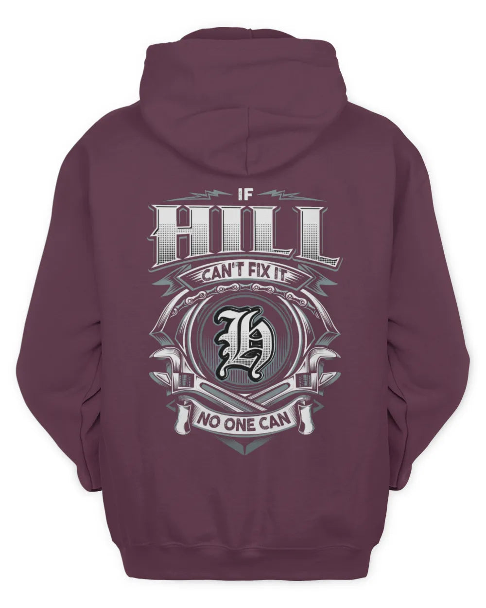 HILL AP81-K4-626 - Personalized Ahmed Quote Apparel “If Ahmed Can't Fix It, No One Can” - Unisex Hoodie - Maroon