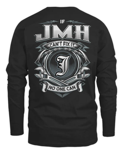 JMH AP81-K4-626 - Personalized Ahmed Quote Apparel “If Ahmed Can't Fix It, No One Can” - Men's Long Sleeved T-Shirt - Black