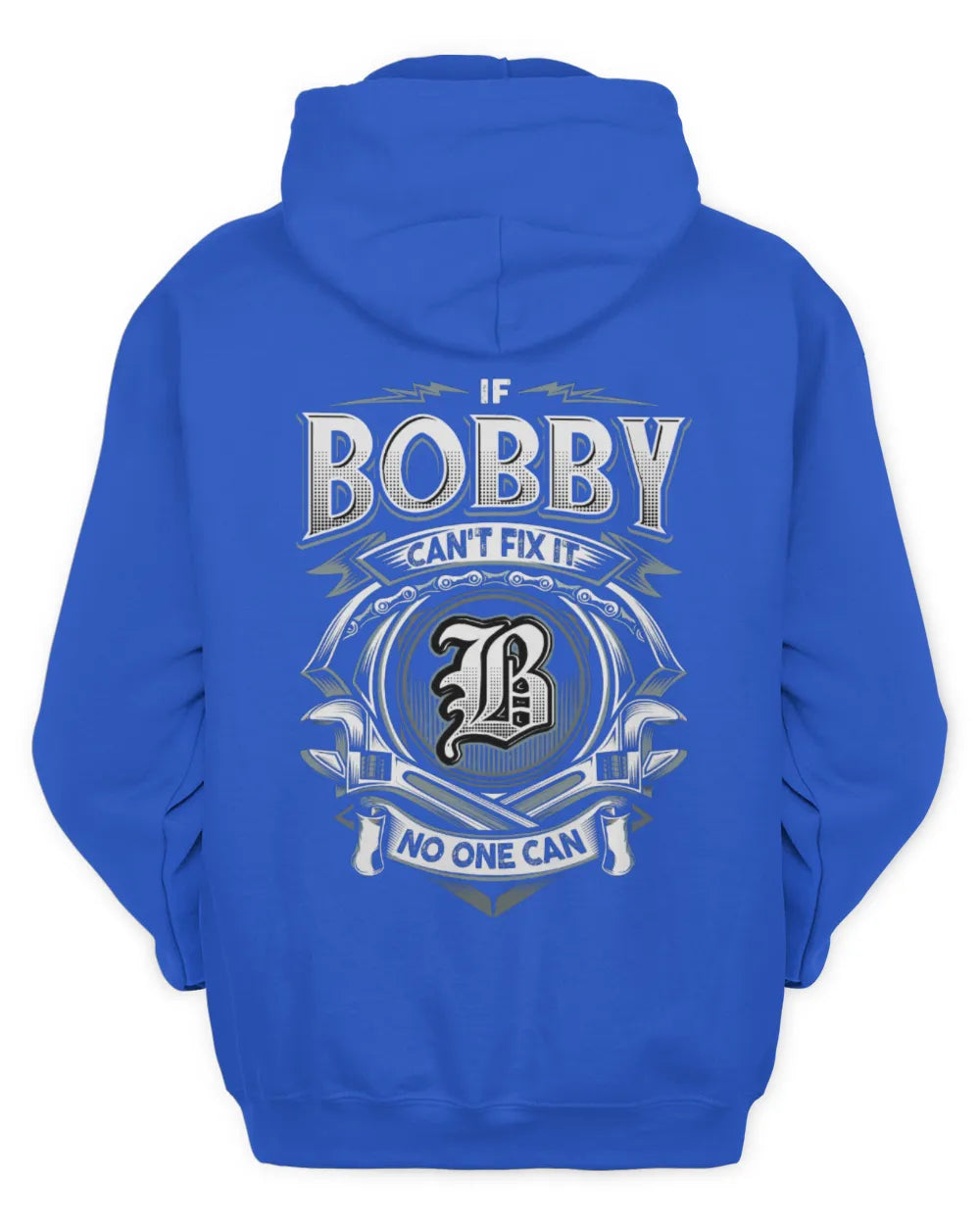 BOBBY AP81-K4-626 - Personalized Ahmed Quote Apparel “If Ahmed Can't Fix It, No One Can” - Unisex Hoodie - Royal