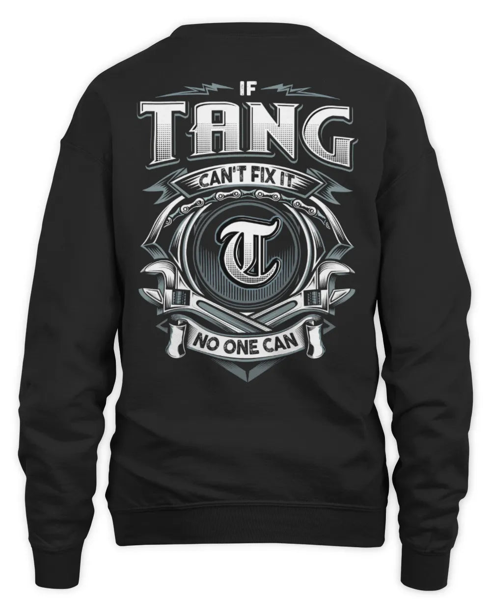 TANG AP81-K4-626 - Personalized Ahmed Quote Apparel “If Ahmed Can't Fix It, No One Can” - Unisex Sweatshirt - Black