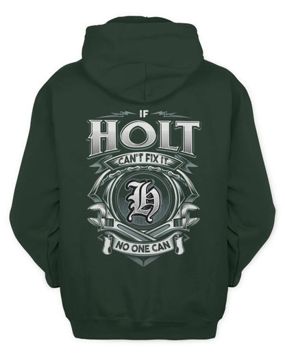 HOLT AP81-K4-626 - Personalized Ahmed Quote Apparel “If Ahmed Can't Fix It, No One Can” - Unisex Hoodie - Forest Green