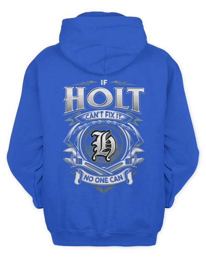 HOLT AP81-K4-626 - Personalized Ahmed Quote Apparel “If Ahmed Can't Fix It, No One Can” - Unisex Hoodie - Royal