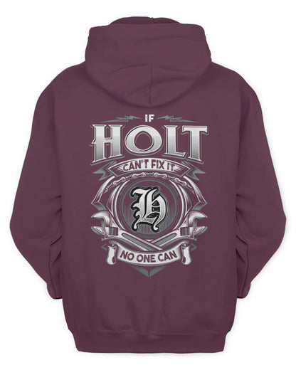 HOLT AP81-K4-626 - Personalized Ahmed Quote Apparel “If Ahmed Can't Fix It, No One Can” - Unisex Hoodie - Maroon