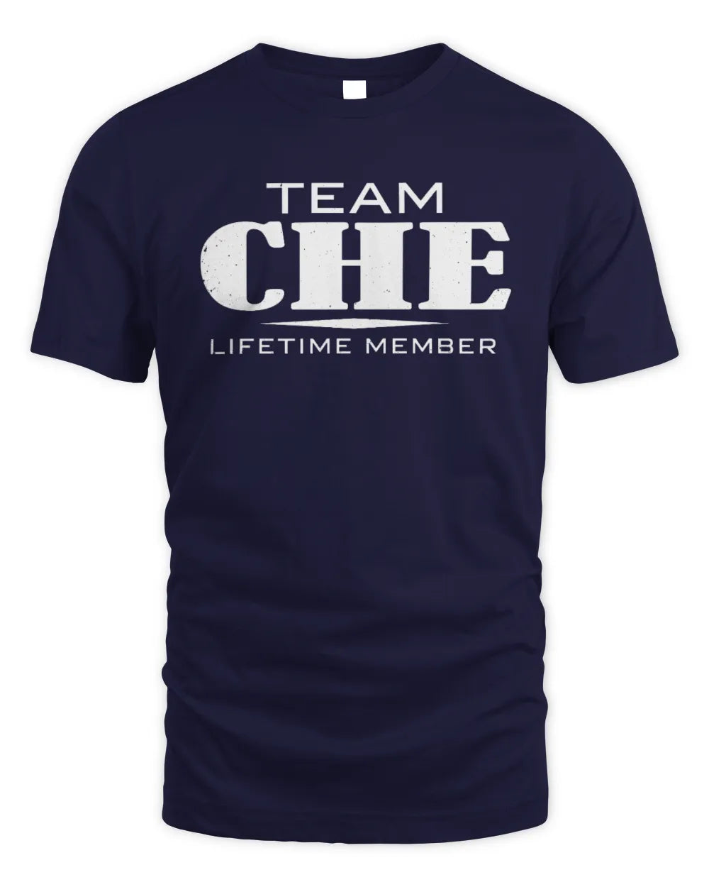 CHE BL62-K4-128 - Personalized “Team AARON Lifetime Member” - Unisex Standard T-Shirt - Navy
